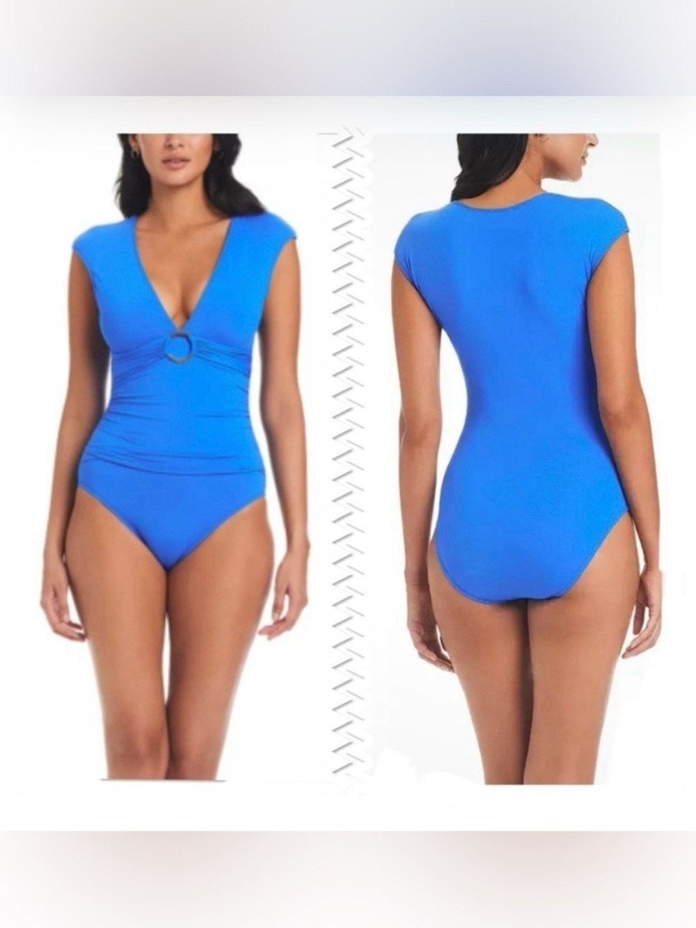 Bleu by Rod Beattie Mio Cap Sleeve One Piece Swimsuit